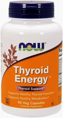 NOW Thyroid Energy (Štítná žláza), 90 rostlinných kapslí
